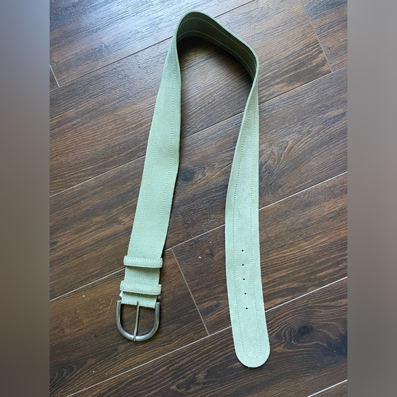 Gap green leather belt - Picture 5 of 6